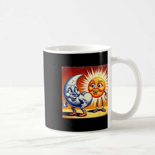 Mug America Solar Eclipse 2024 4.08.24 Le Soleil A Eu (Droite)