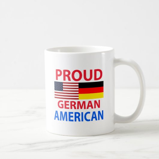 Mug Américain allemand fier (Droite)