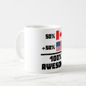 Mug Américain canadien impressionnant (Devant gauche)