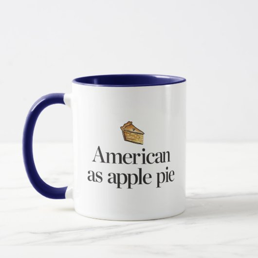 Mug Américain comme tarte aux pommes (Gauche)