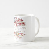 Mug Américain cultivé avec des racines péruviennes (Devant droit)