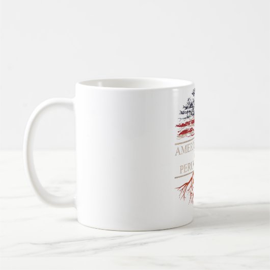 Mug Américain cultivé avec des racines péruviennes (Gauche)
