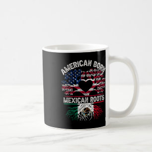 Mug Américain d'origine mexicaine Drapeau Roots Tree M