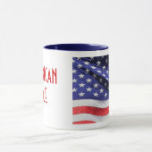 MUG AMÉRICAIN INACTIF avec drapeau américain (Centre)