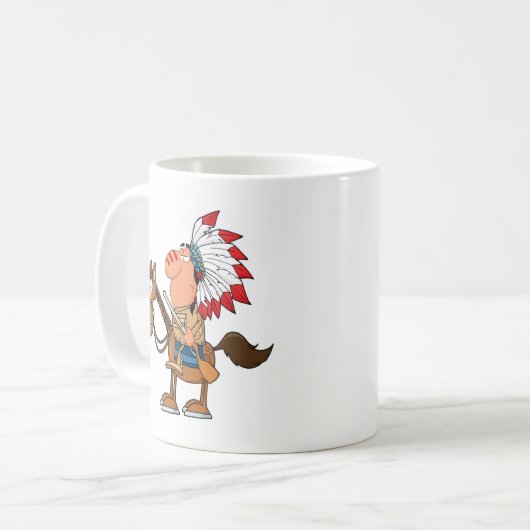 Mug Américain indien indigène (Devant gauche)
