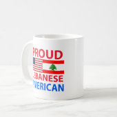 Mug Américain libanais fier (Devant gauche)