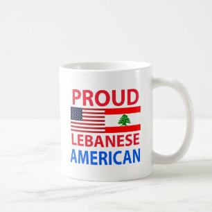 Mug Américain libanais fier