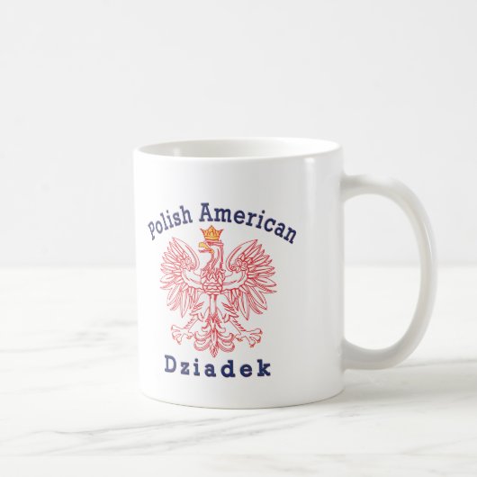 Mug Américain polonais Dziadek (Droite)