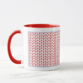 MUG AMÉRICAIN TRICOTÉ Combo Rouge (Gauche)