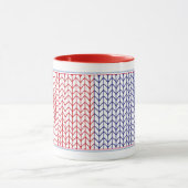 MUG AMÉRICAIN TRICOTÉ Combo Rouge (Centre)