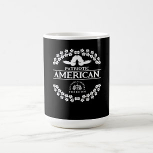 MUG AMÉRICAIN USA 1776 DIEU FAMILLE PAYS LIBERTÉ