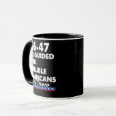 Mug Américains malavisés et crédules 86-47 (Devant gauche)