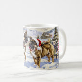 Mug American Akita Christmas (Devant droit)