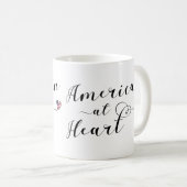 Mug American At Heart Mug, États-Unis (Devant droit)