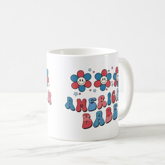 Mug American Babe (Devant droit)