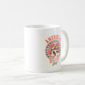 Mug American Biker Gang Retro Skull Tee (Devant droit)