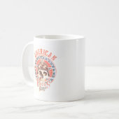 Mug American Biker Gang Retro Skull Tee (Devant gauche)