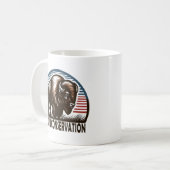 Mug American Bison Conservation World Wildlife Day (Devant gauche)
