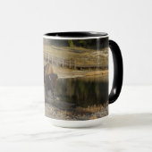 Mug American Bison Yellowstone Wildlife Photography (Devant droit)