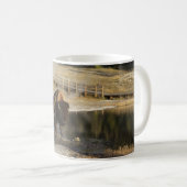 Mug American Bison Yellowstone Wildlife Photography (Devant droit)