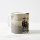 Mug American Bison Yellowstone Wildlife Photography (Devant gauche)