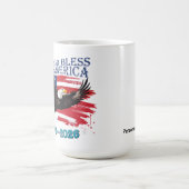Mug American Bold Eagle God Bless America 250 Years (Centre)