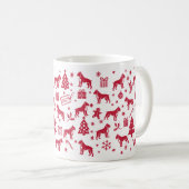 Mug American Bulldog Christmas Design (Devant droit)