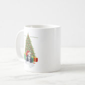 Mug American Cocker Spaniel Noël (Devant gauche)