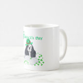 Mug American Cocker Spaniel St. Patrick's Day (Devant droit)