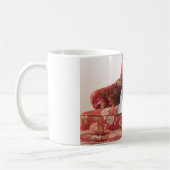 Mug American Cocker Spaniel sur Chaise Rouge (Gauche)