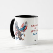 Mug American Eagle Liberty et Justice (Devant gauche)