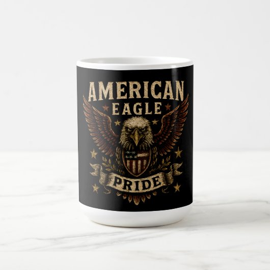 Mug American Eagle Pride – Bold USA Freedom (Centre)