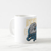 Mug American Eagle Superior Qualité Vintage Patriotiqu (Devant gauche)