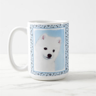 Mug American Eskimo Dog Painting - Original Dog Art