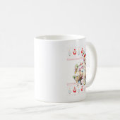 Mug American Eskimo Dog Xmas Lights Ugly Sweater Chris (Devant droit)