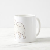 Mug American eskimo Magic (Devant droit)