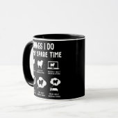 Mug American Eskimo Things Do Spare Time Drôle Chien (Devant gauche)