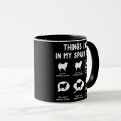 Mug American Eskimo Things Do Spare Time Drôle Chien (Devant droit)