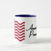 Mug American Flag - Américain et fier de ça ! (Centre)