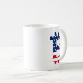 Mug American Flag Bitcoin BTC Crypto Mens Saying (Devant droit)