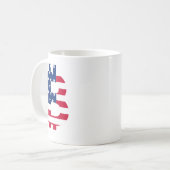 Mug American Flag Bitcoin BTC Crypto Mens Saying (Devant gauche)