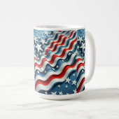 Mug American Flag Patriotic USA Pride (Devant droit)