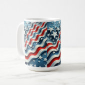 Mug American Flag Patriotic USA Pride (Devant gauche)