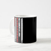 Mug American Flag Patriotic Valentines Day Clic He (Devant gauche)