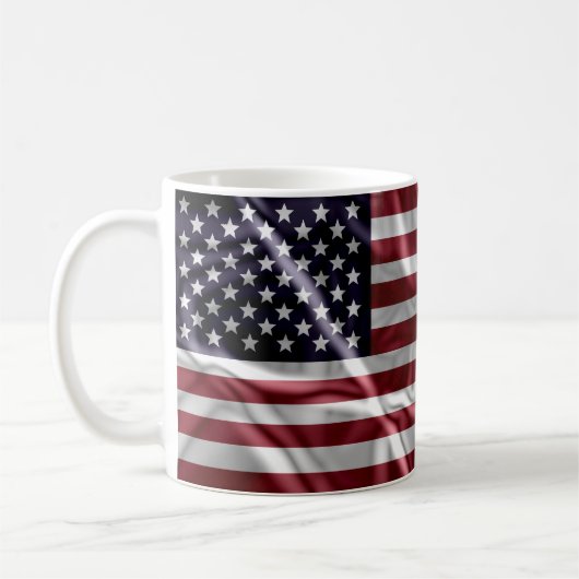 Mug American Flag Red, White Stripes et Starry Blue (Gauche)
