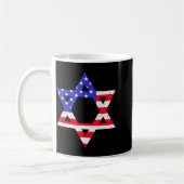 Mug American Flag Star Of David Jewish Hanukkah T Shir (Gauche)