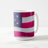 Mug American flag up close  (Devant droit)