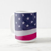 Mug American flag up close  (Devant gauche)