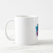 Mug American Football Grungy Couleurs Splashes (Gauche)