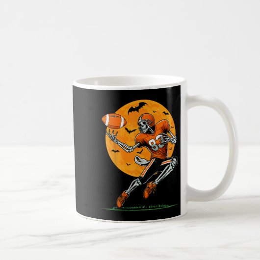 Mug American Football Skeleton Boys Halloween Football (Droite)